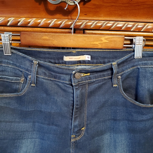 LEVIS 505 Straight mid rise jeans size 16 - Picture 5 of 5